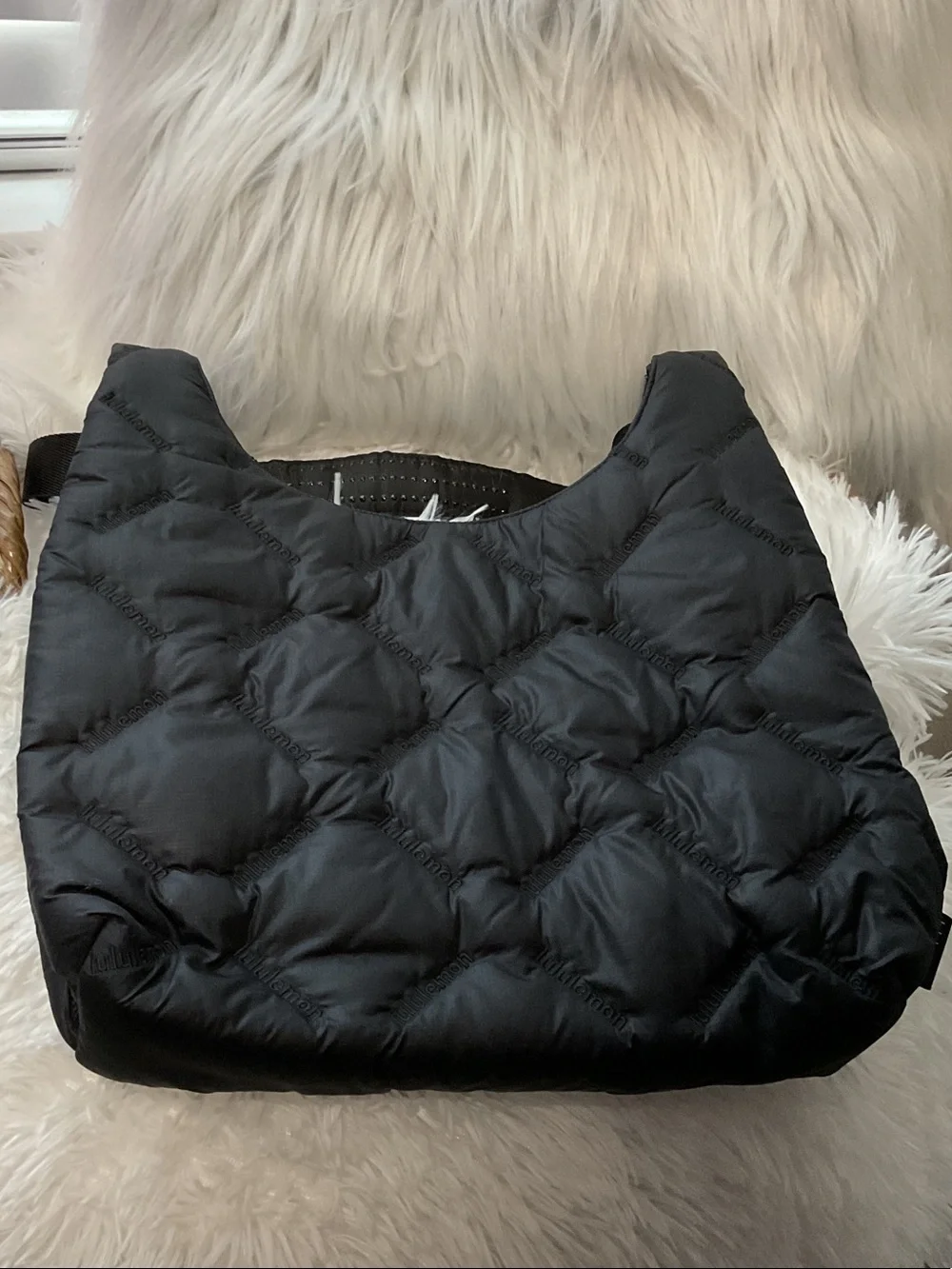 Lululemon Quilty Pleasure Shoulder Bag Mini- Black